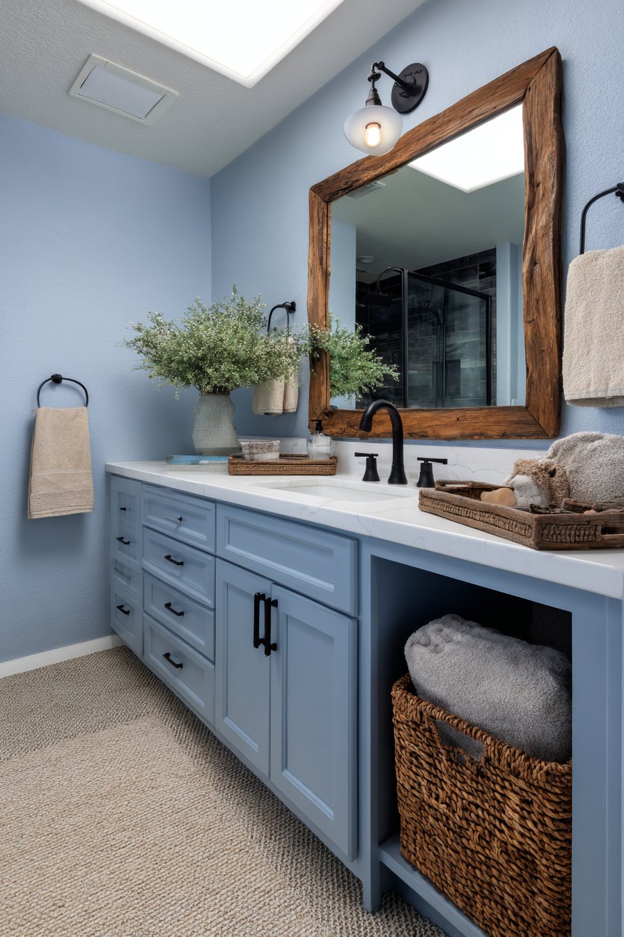 Natural Elements Meet Bold Colors