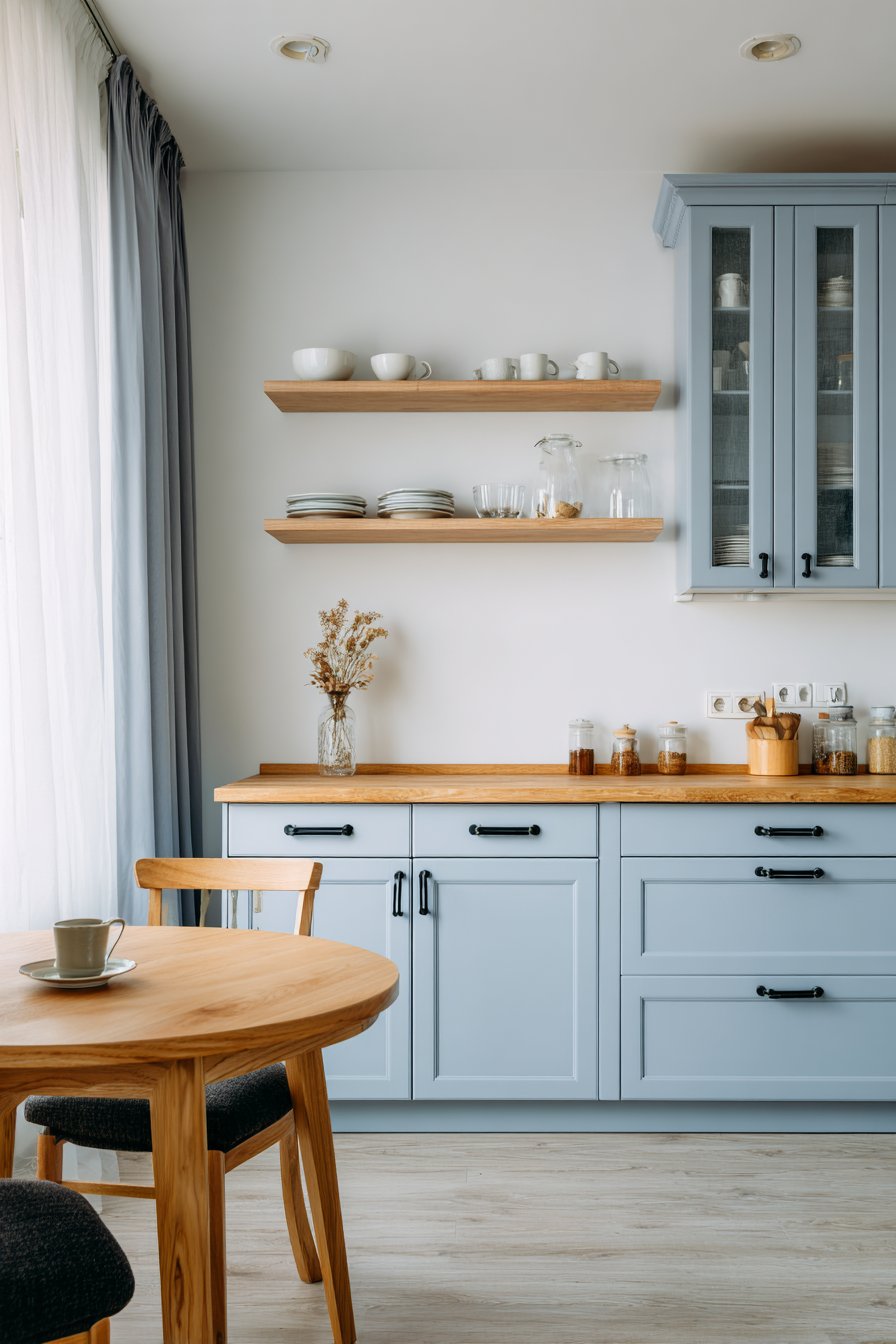 Scandinavian Dusty Blue-Grey Functional Calm