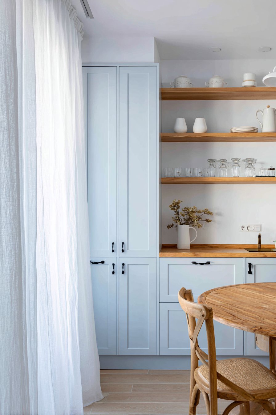 Scandinavian Dusty Blue-Grey Functional Calm