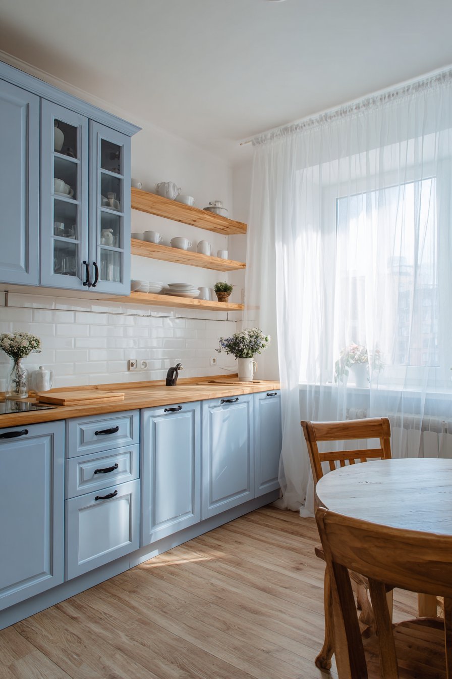 Scandinavian Dusty Blue-Grey Functional Calm