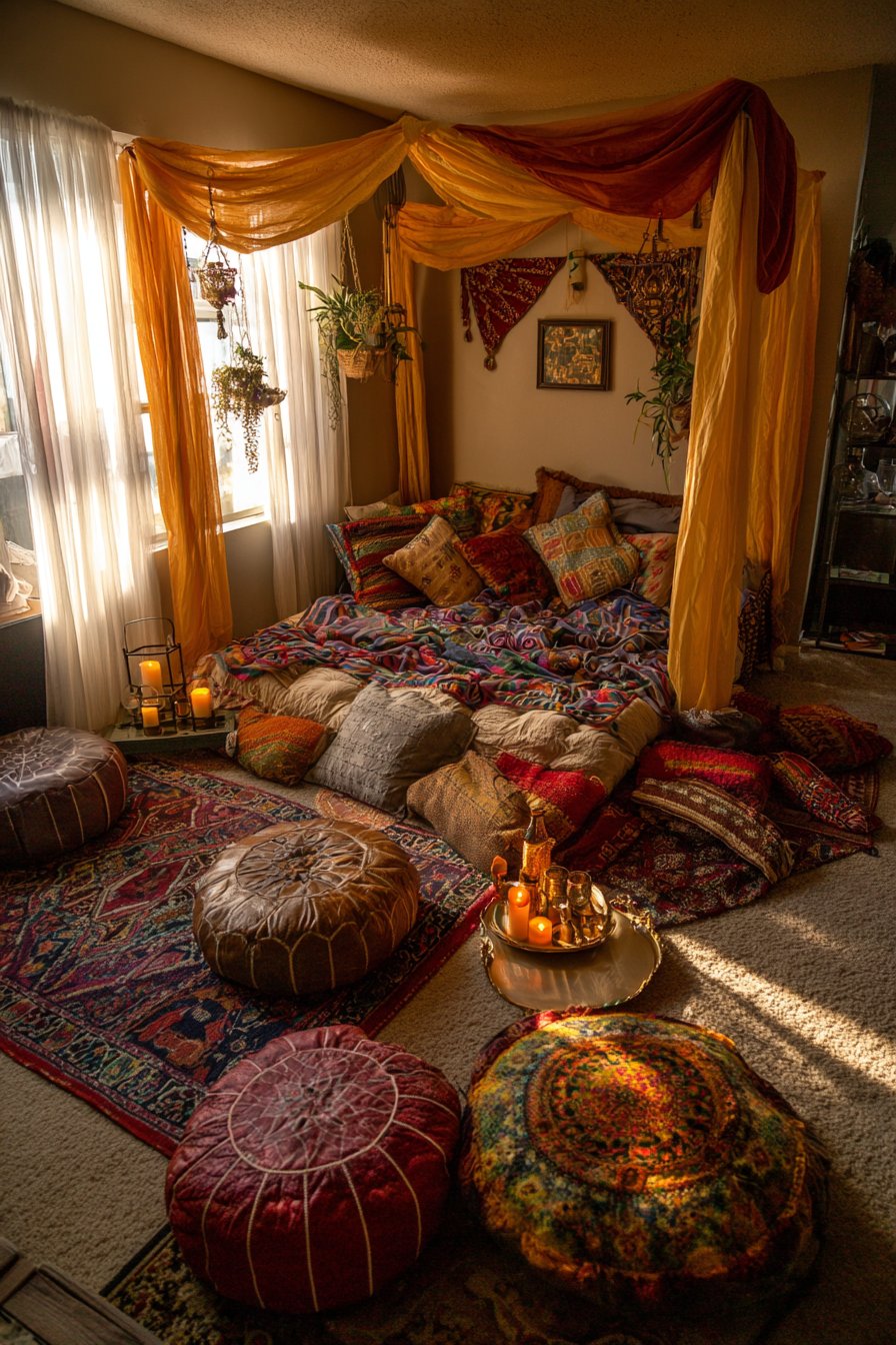 Floor-Level Living and Moroccan Influences