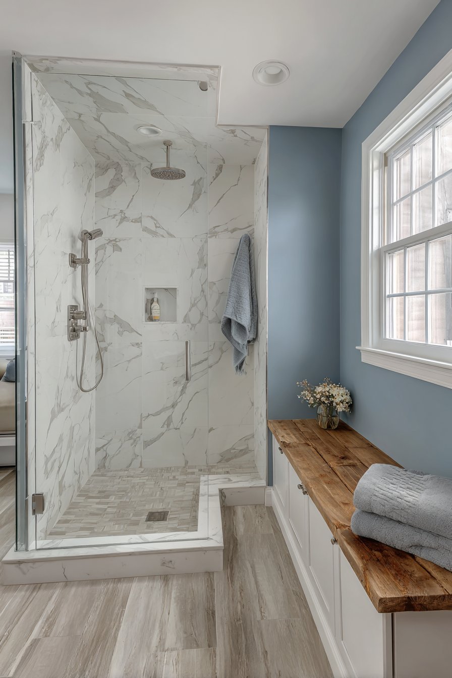 Spa-Like Walk-In Shower Retreat