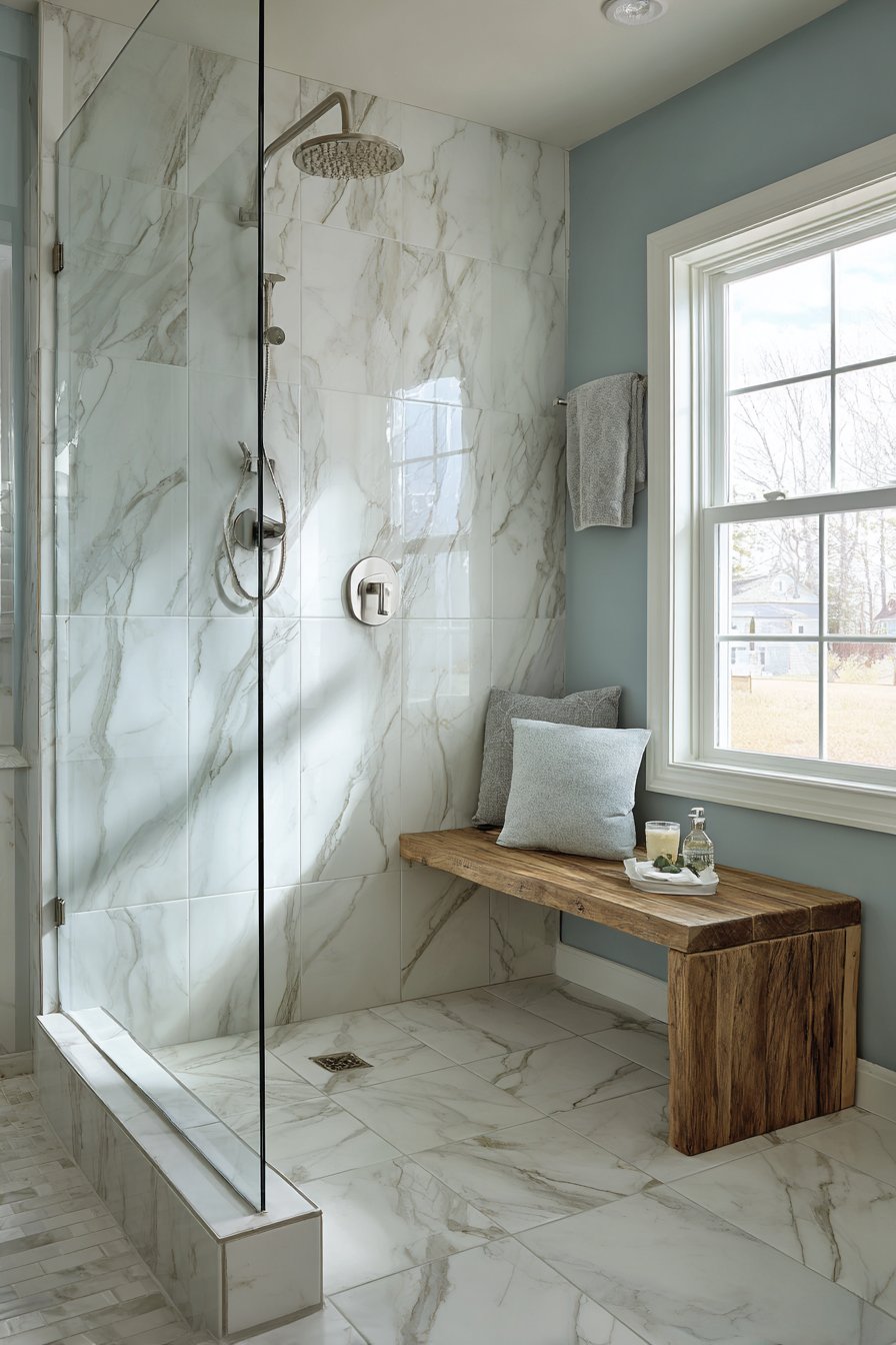 Spa-Like Walk-In Shower Retreat