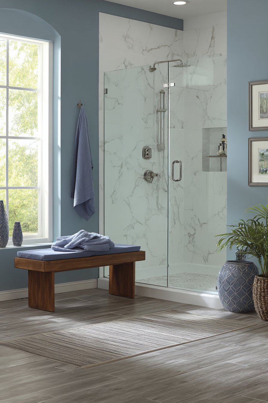 Spa-Like Walk-In Shower Retreat