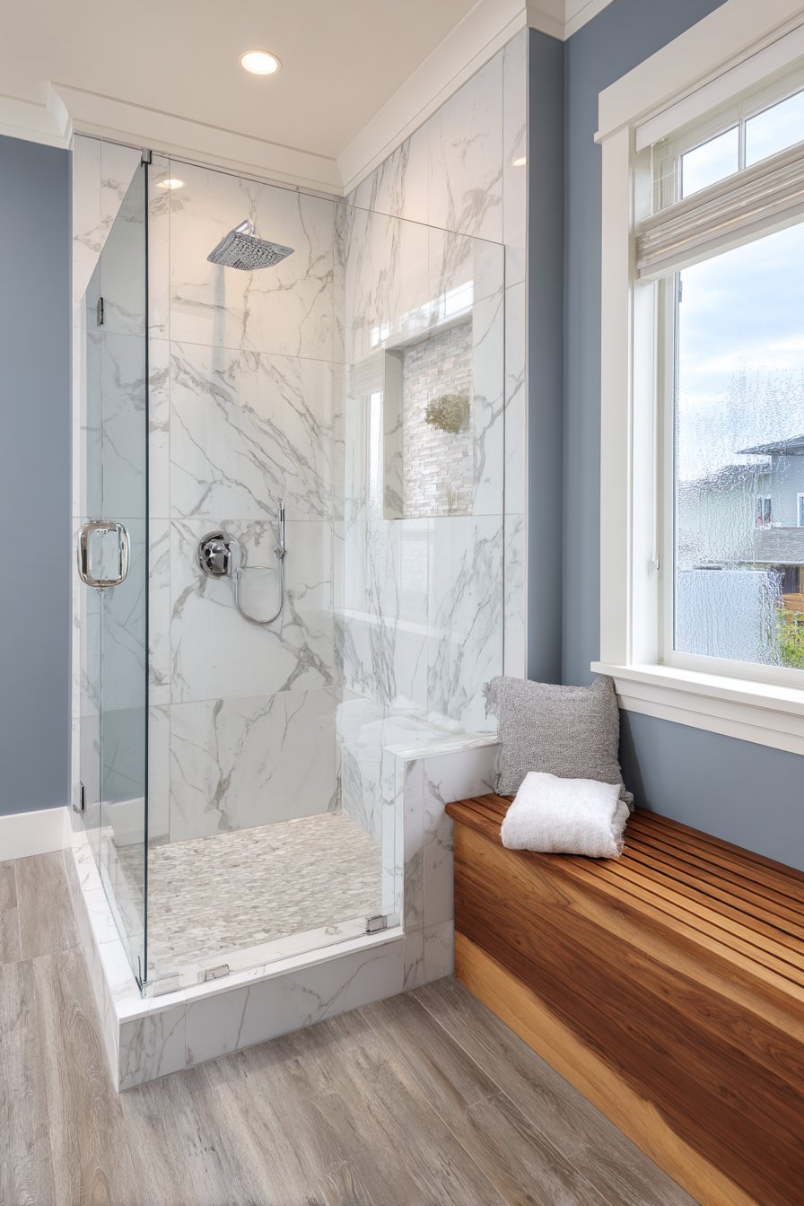 Spa-Like Walk-In Shower Retreat