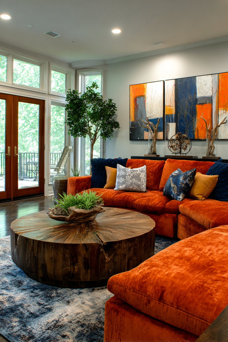 Contemporary Color-Drenched with Sage Green Walls