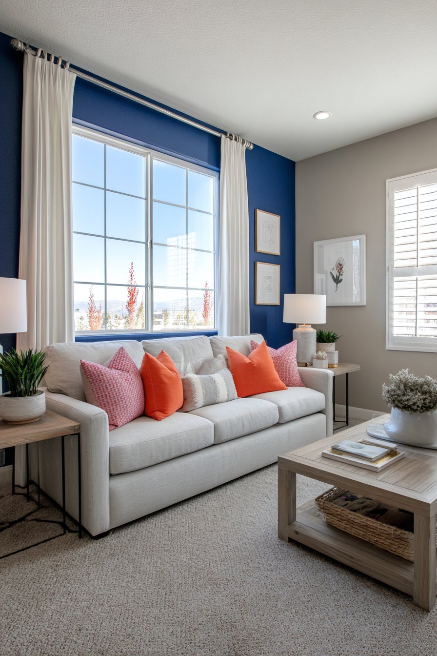 Strategic Color Accent Drama