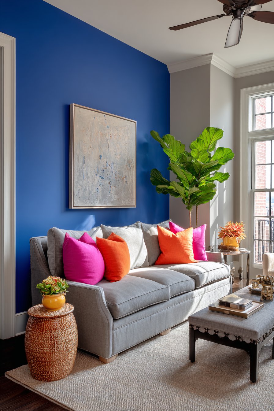 Strategic Color Accent Drama