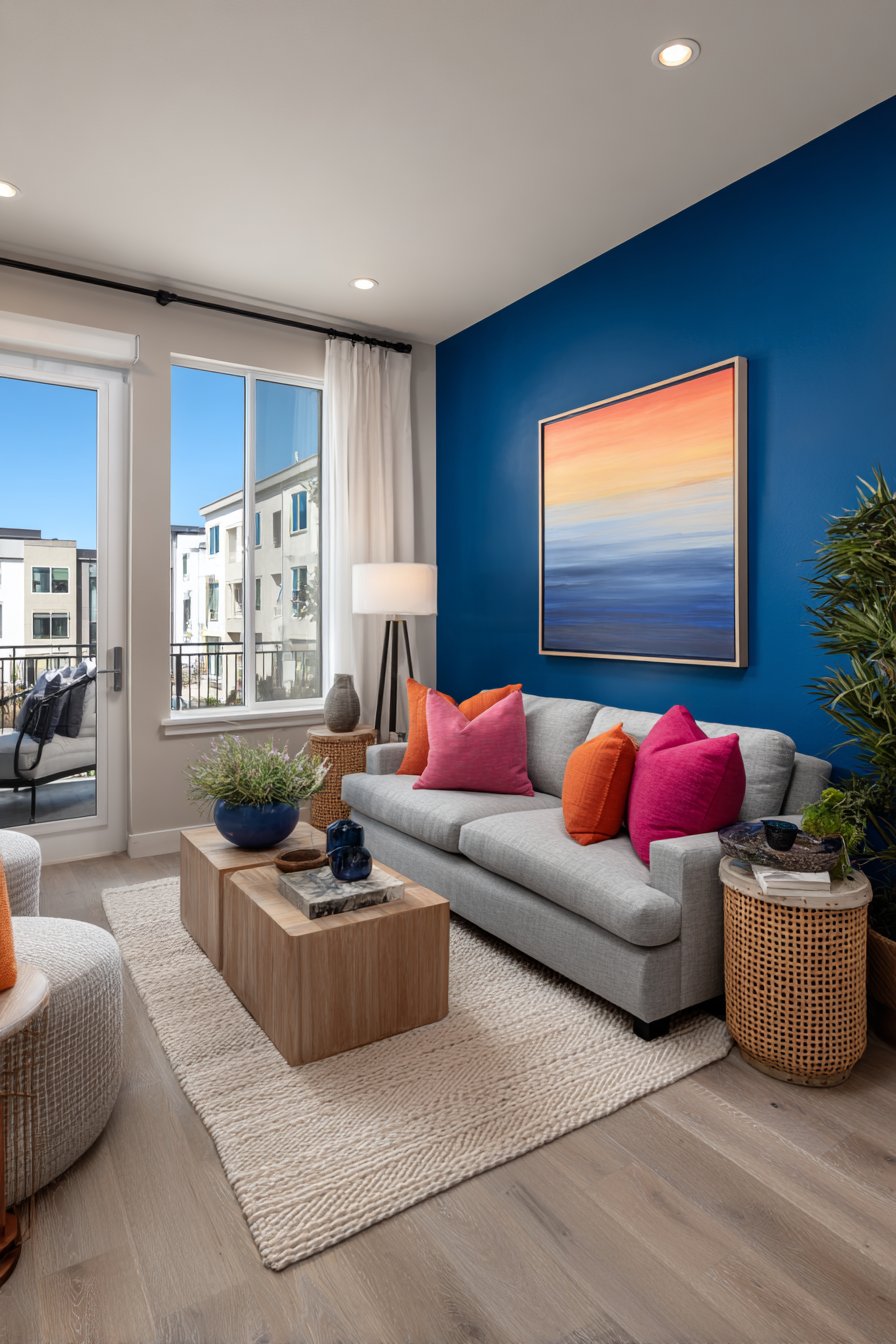 Strategic Color Accent Drama