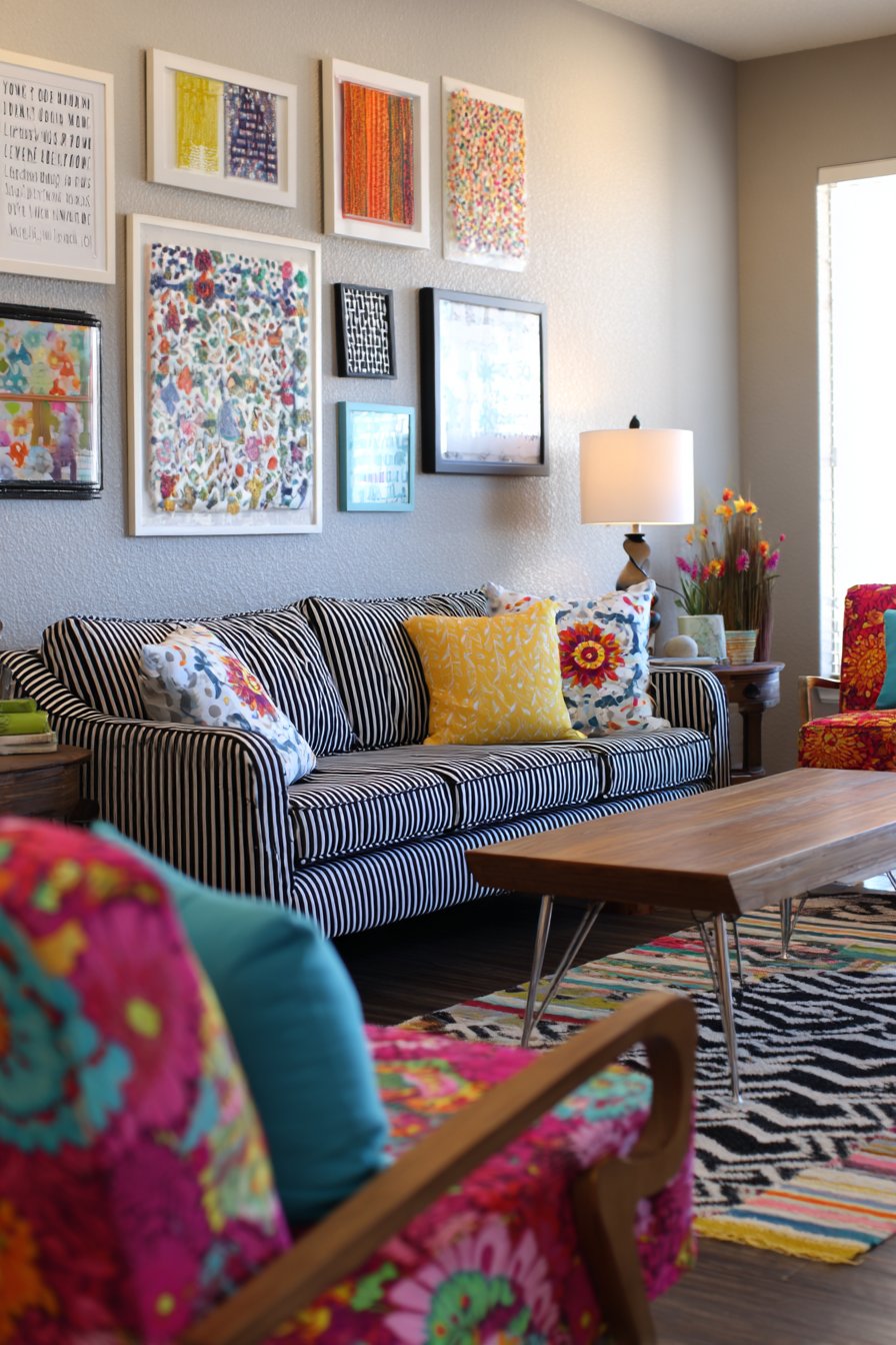 Mixed Pattern Mastery with Confident Textile Layering