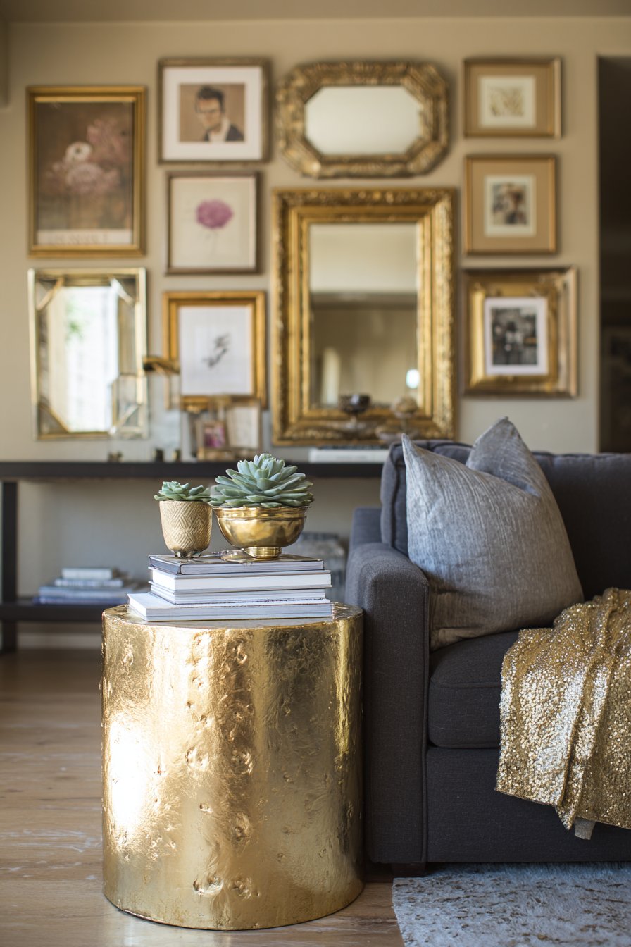 Eclectic Vintage-Inspired Gold Mix