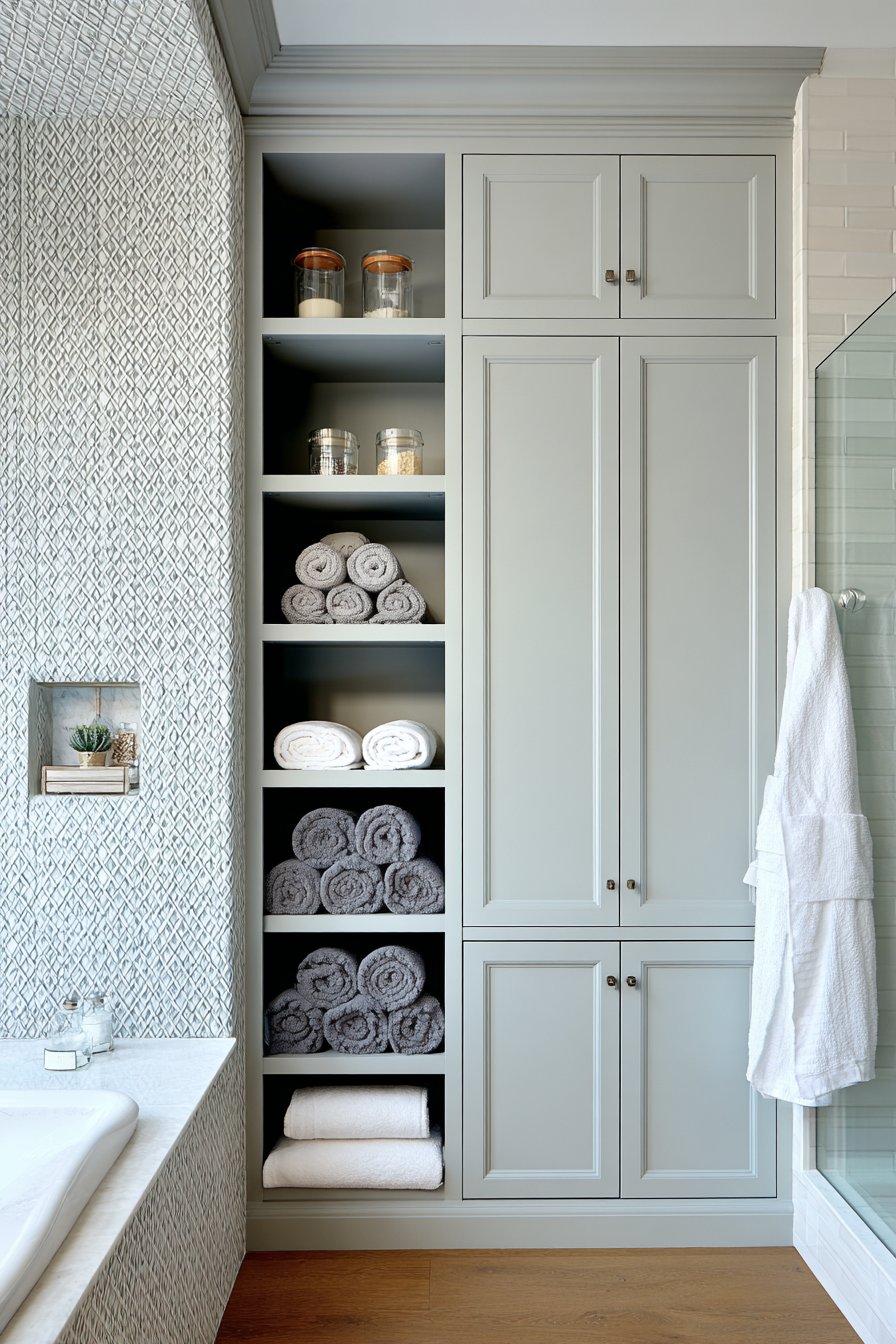 Smart Storage Solution with Custom Built-In Cabinetry