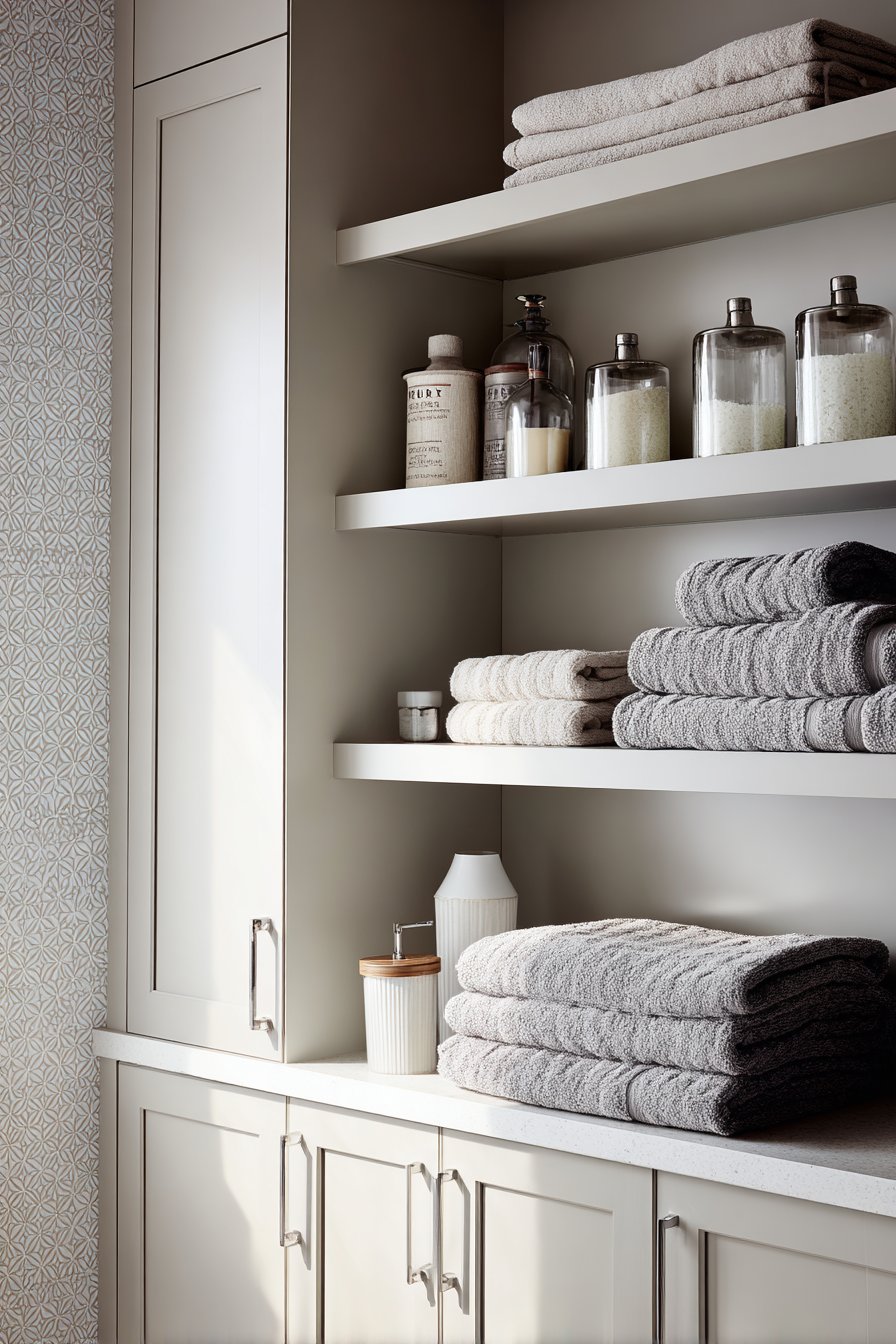 Smart Storage Solution with Custom Built-In Cabinetry