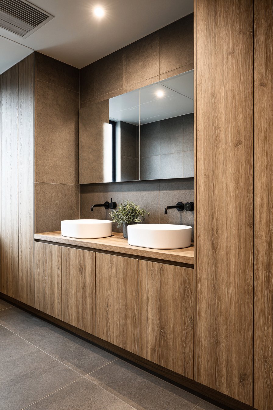 Double Vanity with Functional Elegance