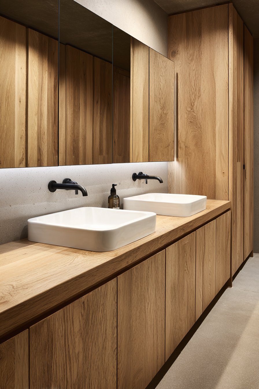 Double Vanity with Functional Elegance