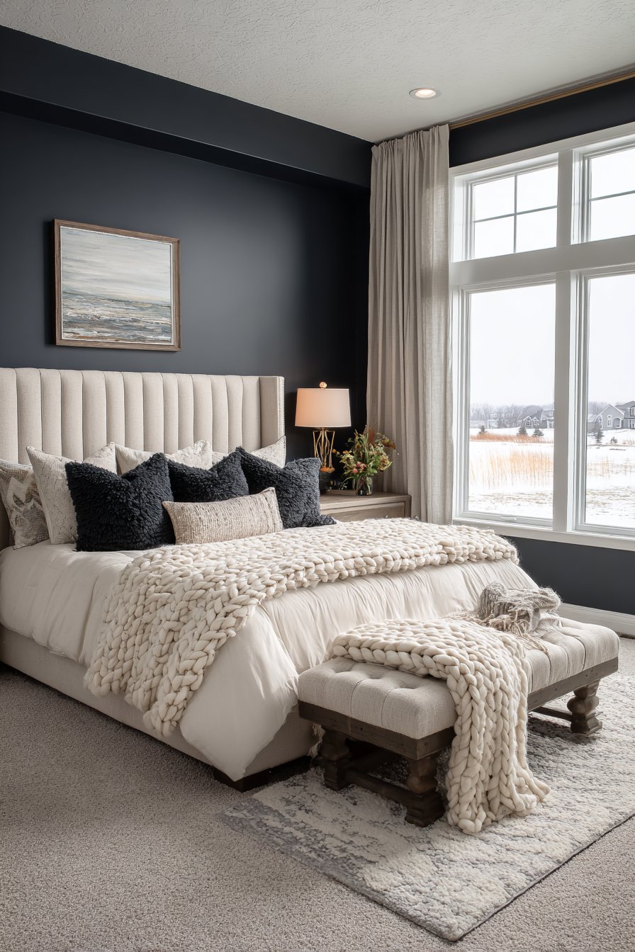 Sophisticated Navy and Brass Luxury