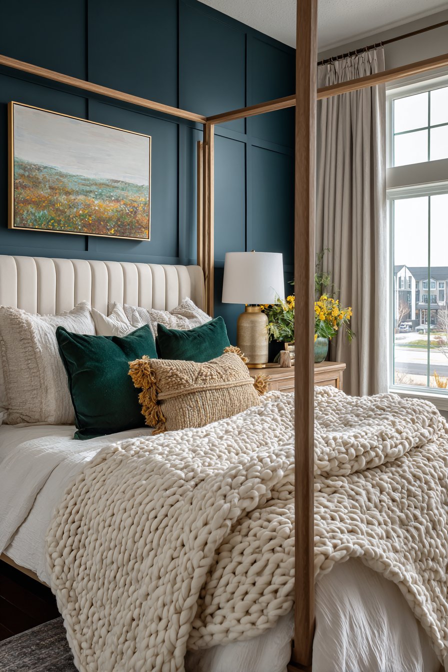 Sophisticated Navy and Brass Luxury