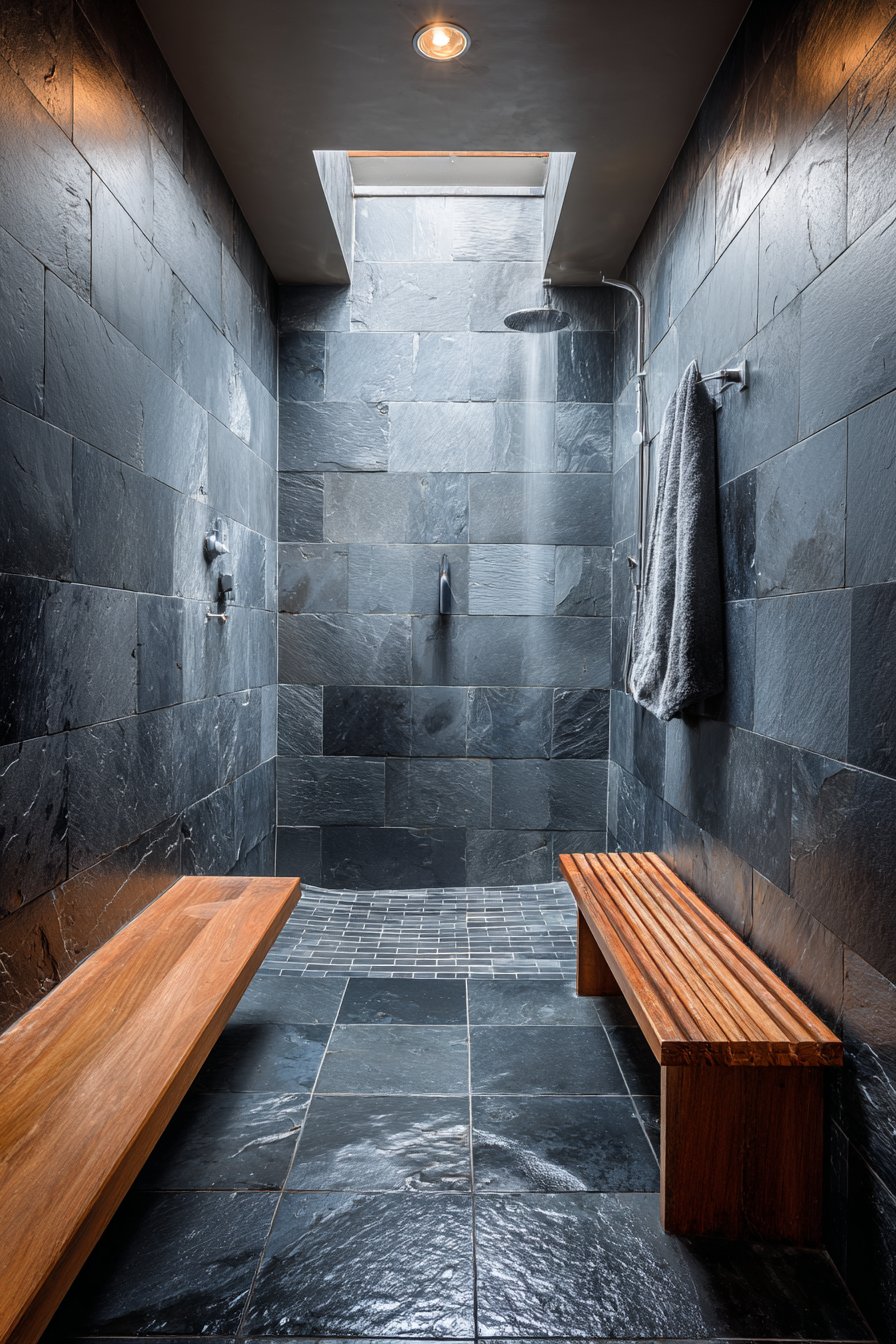 Spa-Inspired Tranquility with Navy Slate