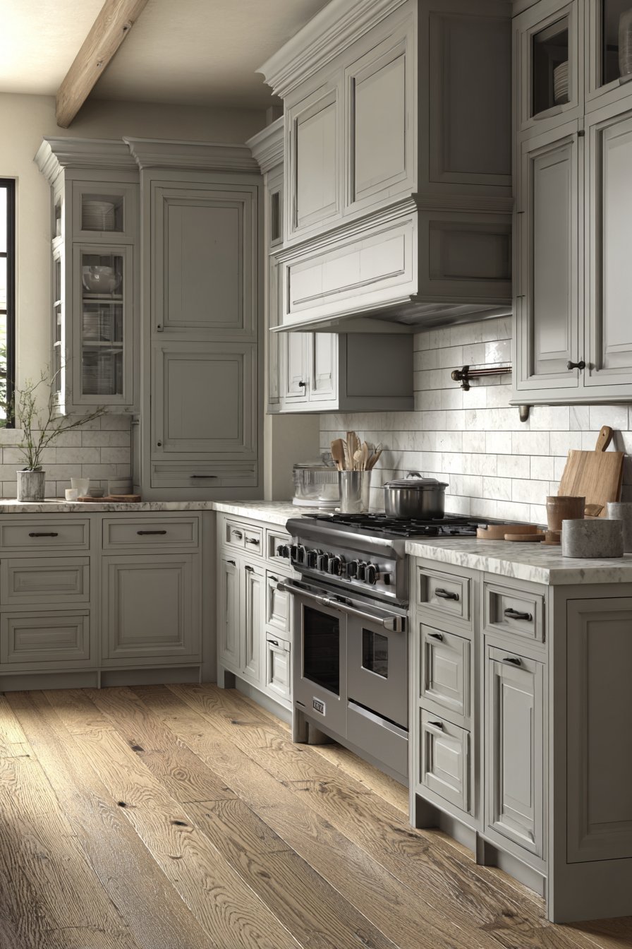 Architectural Details with Layered Neutral Sophistication