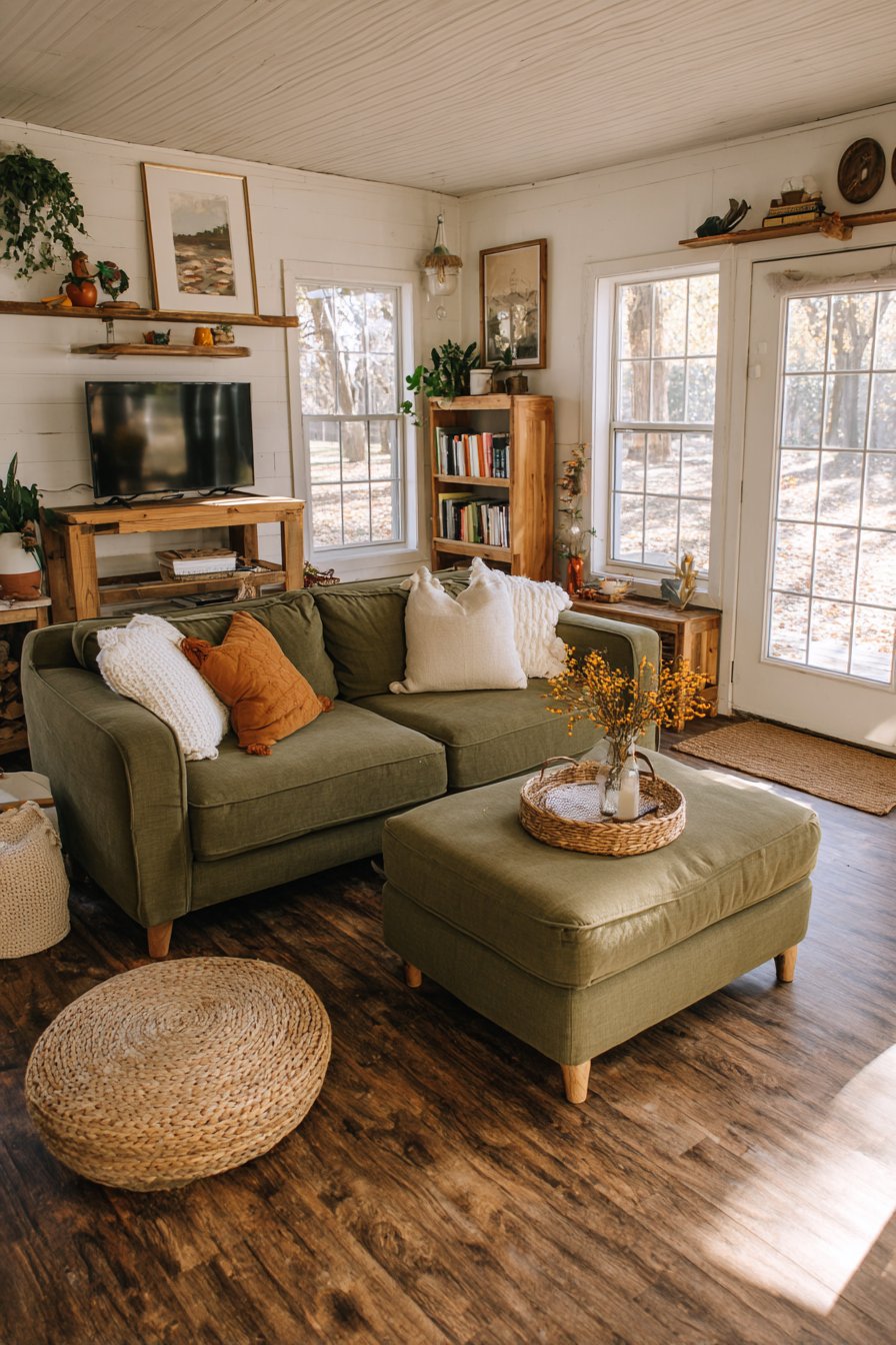 Multipurpose Space with Earth-Tone Harmony