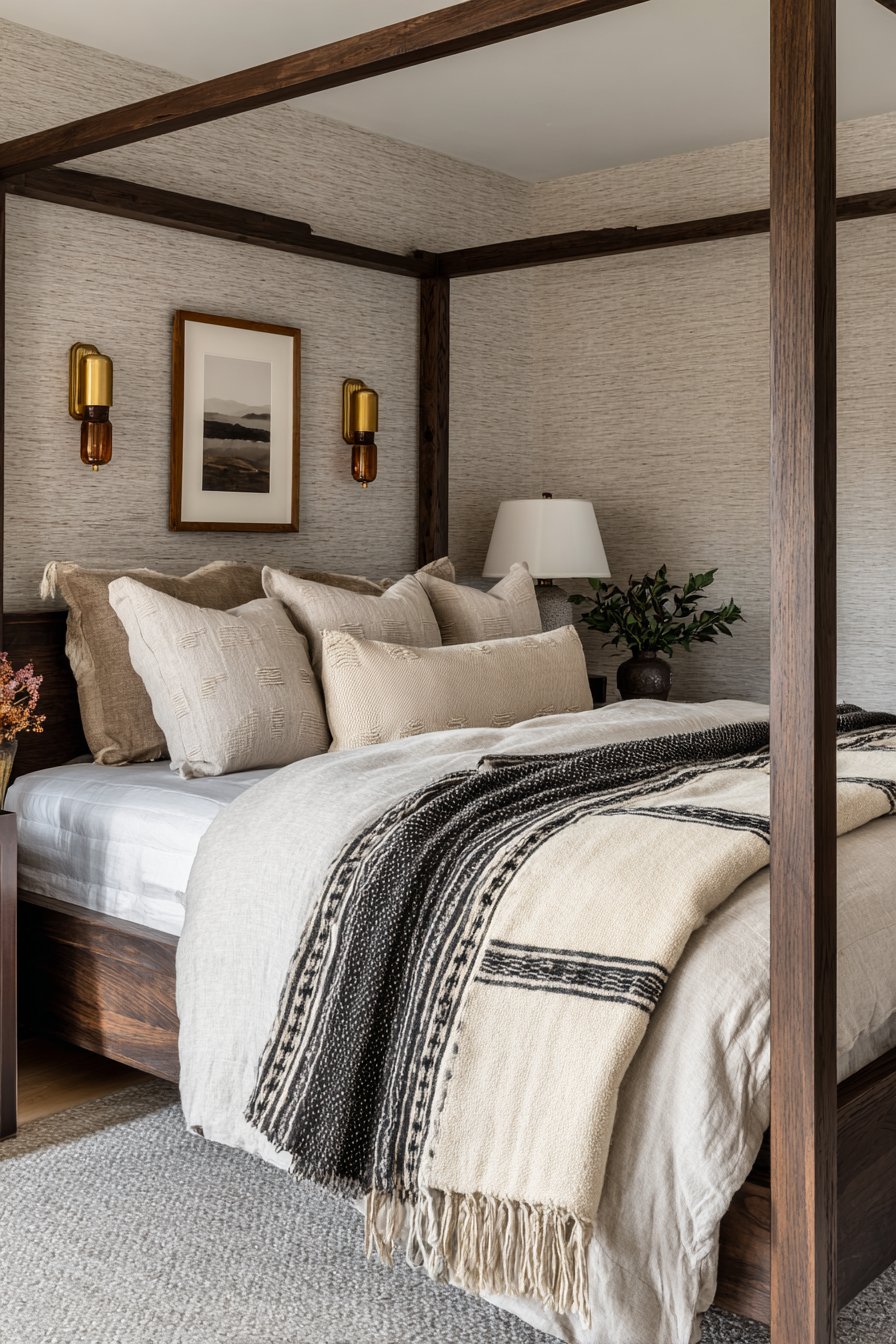 Dark Walnut Contemporary Elegance