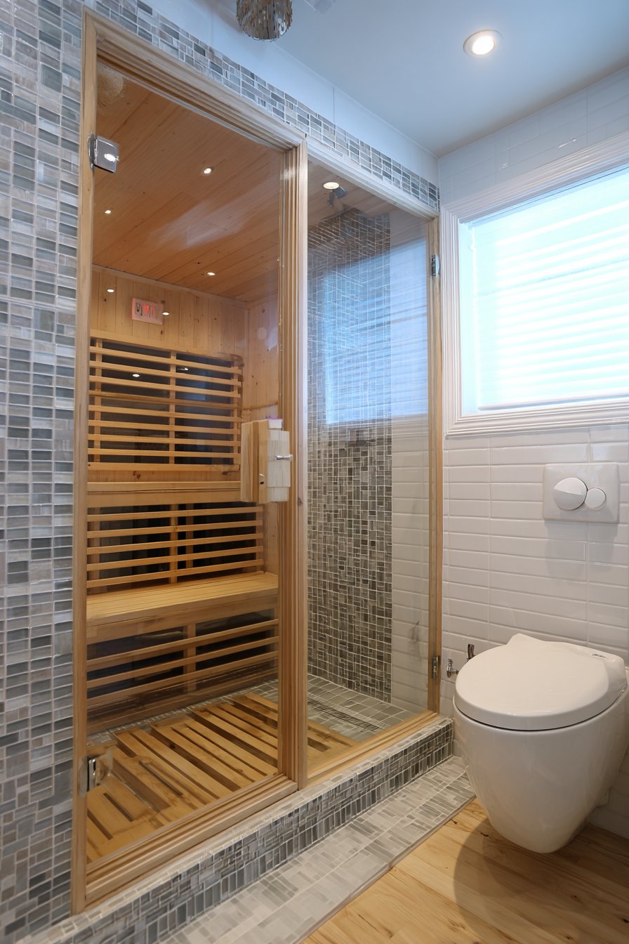 Scandinavian Minimalist Sauna Integration