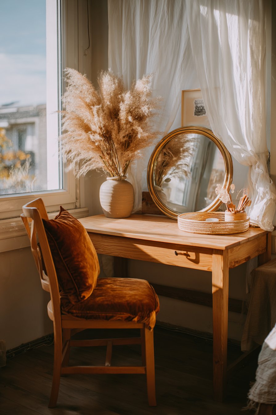 Integrated Autumn Vanity Corner