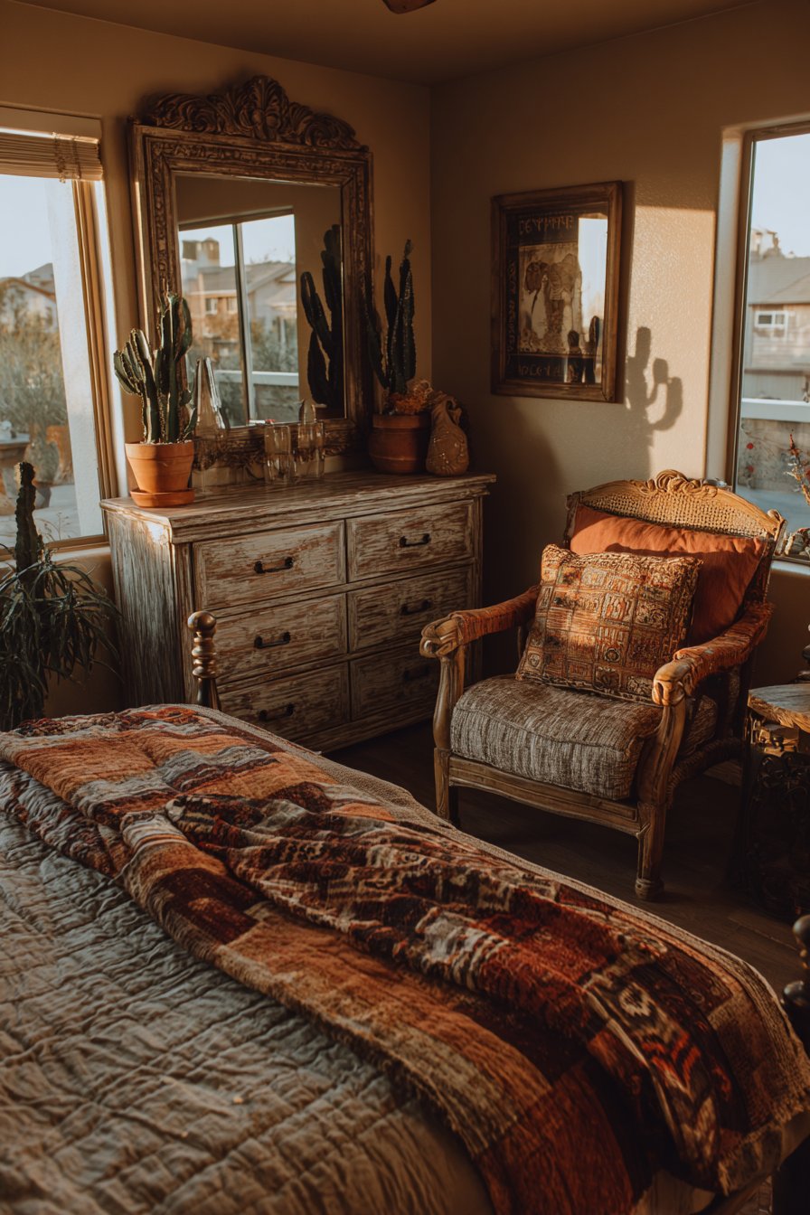 Vintage Curation and Eclectic Furniture Mixing