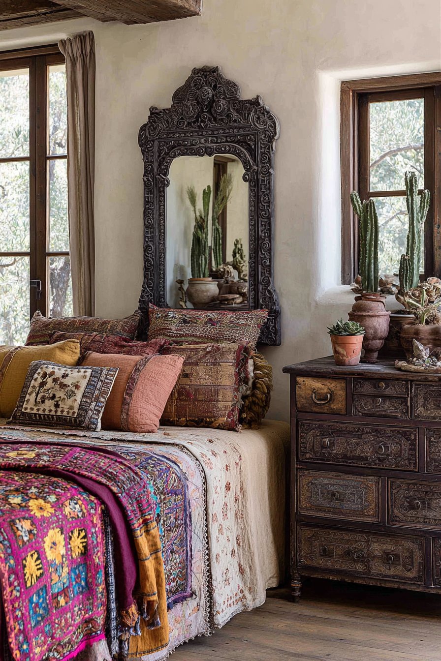 Vintage Curation and Eclectic Furniture Mixing