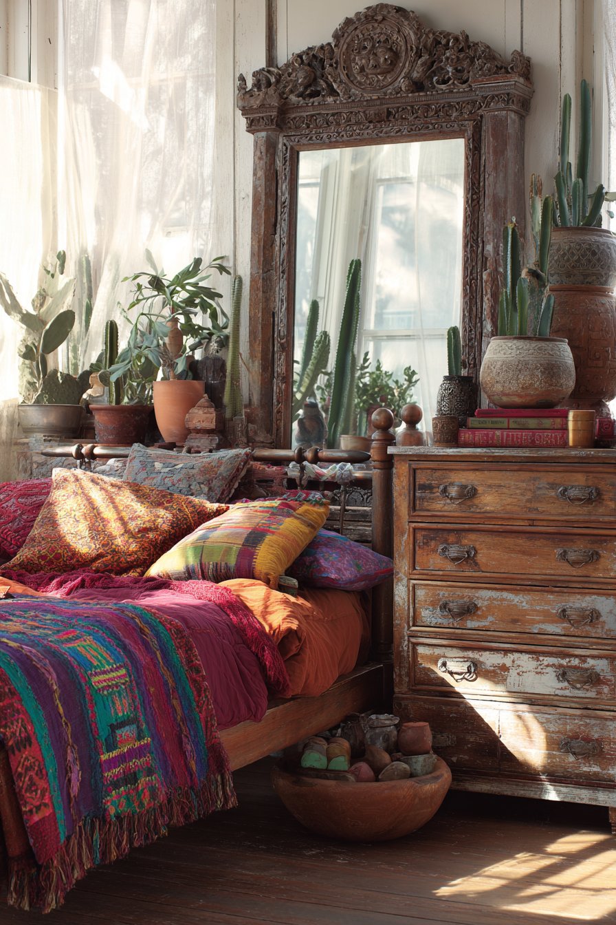 Vintage Curation and Eclectic Furniture Mixing