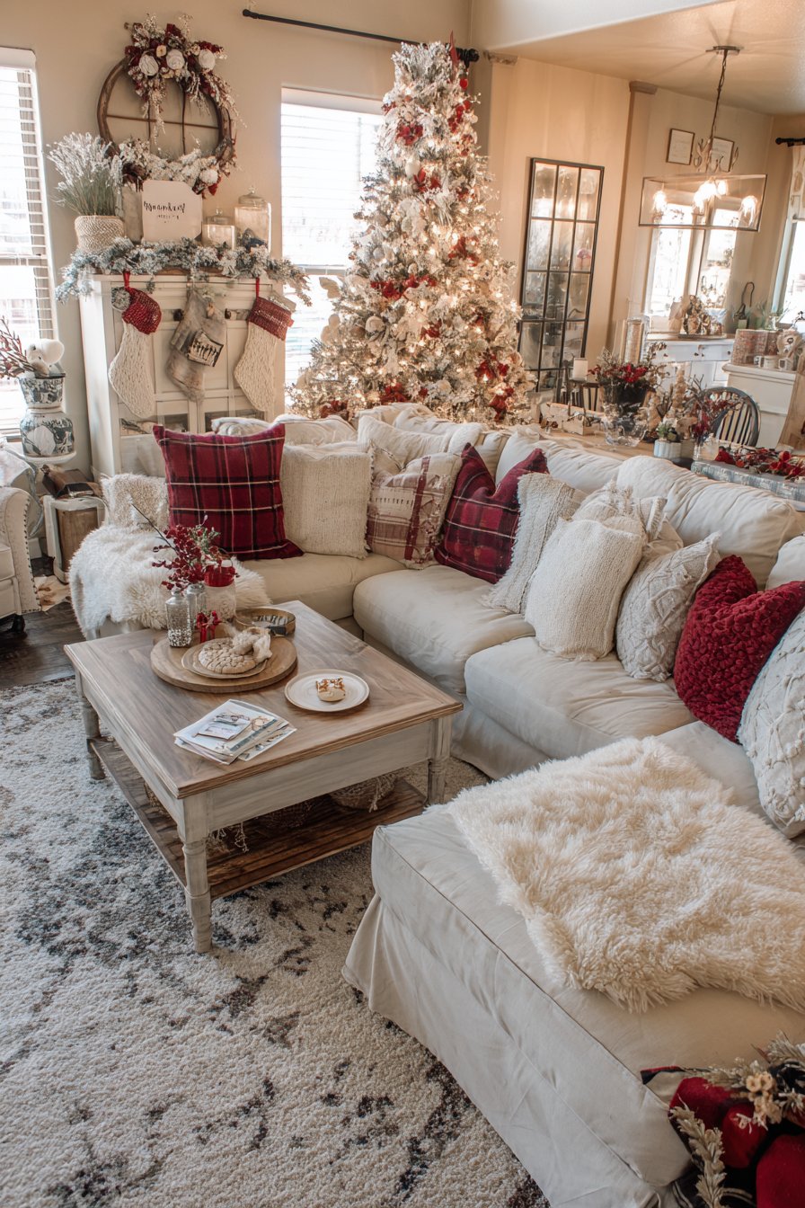 Family-Friendly Christmas with Realistic Lived-In Charm