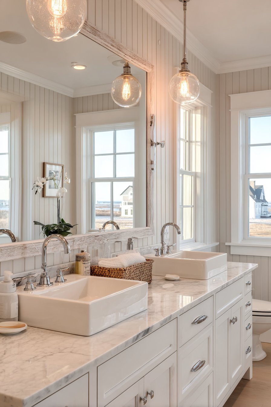 Double Vanity Brightness and Symmetry