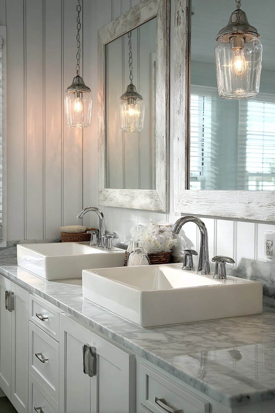 Double Vanity Brightness and Symmetry