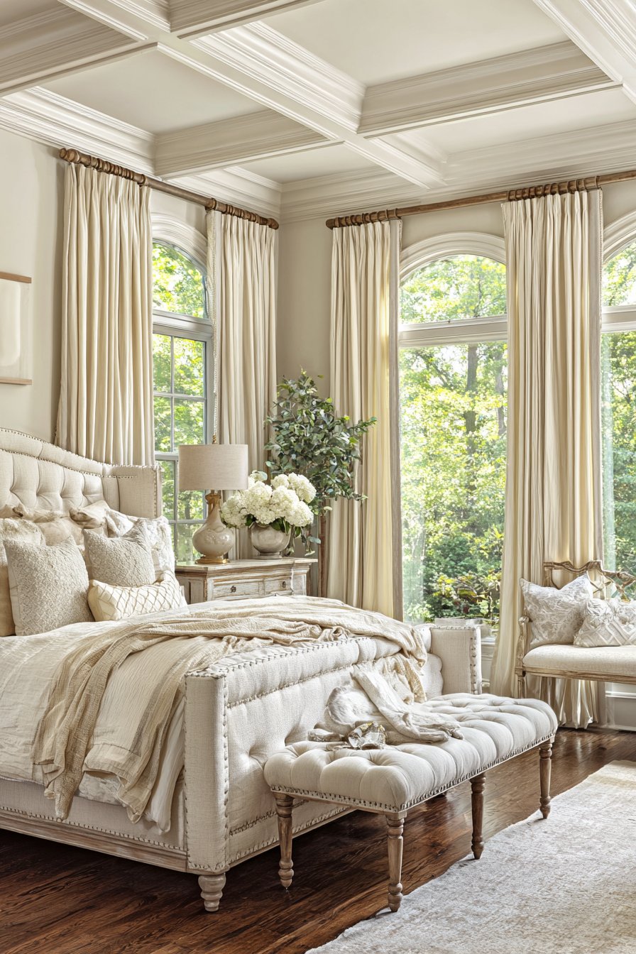 Architecturally Detailed Cream Elegance