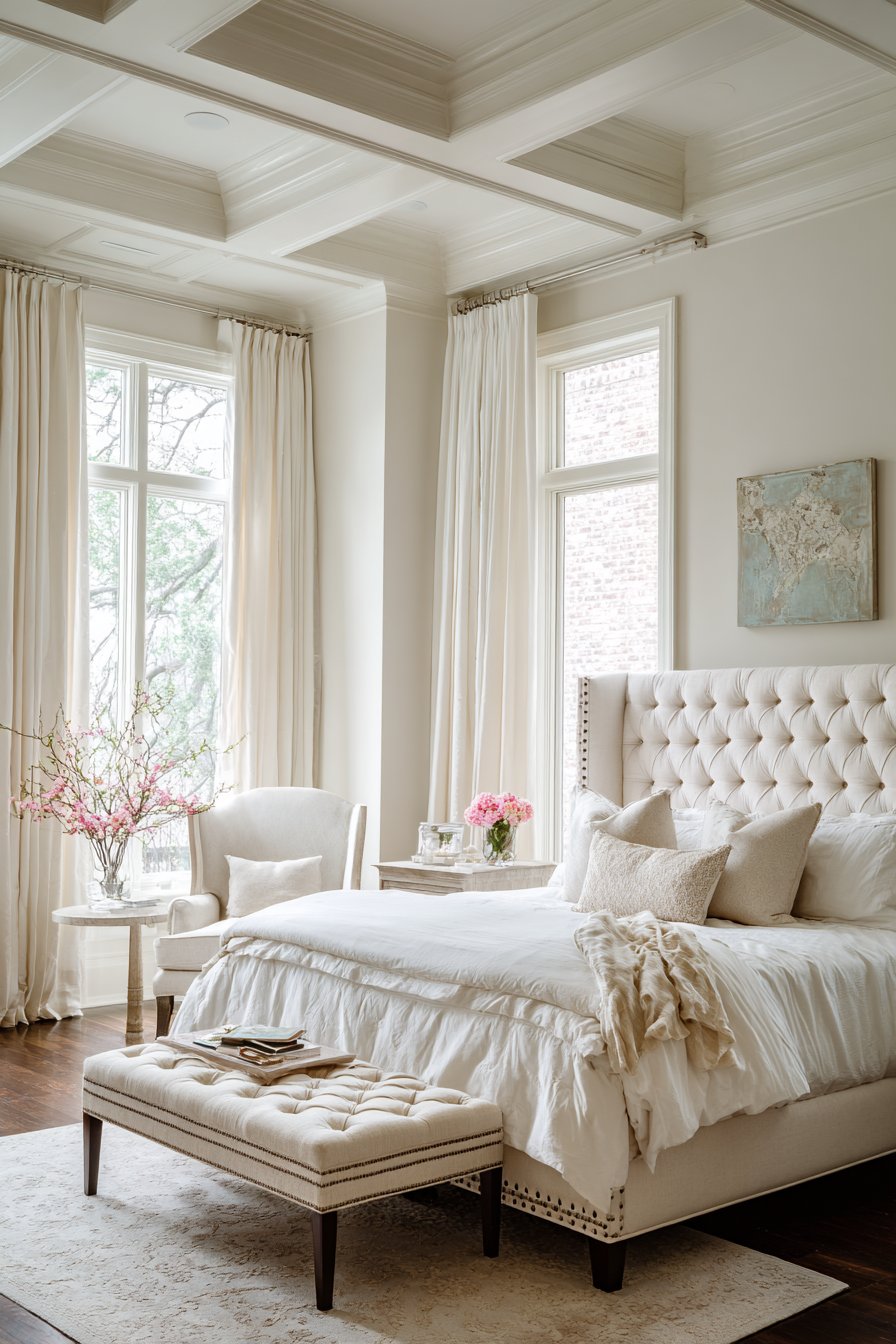 Architecturally Detailed Cream Elegance