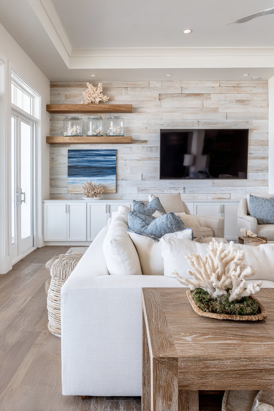 Coastal Tongue and Groove Paneling