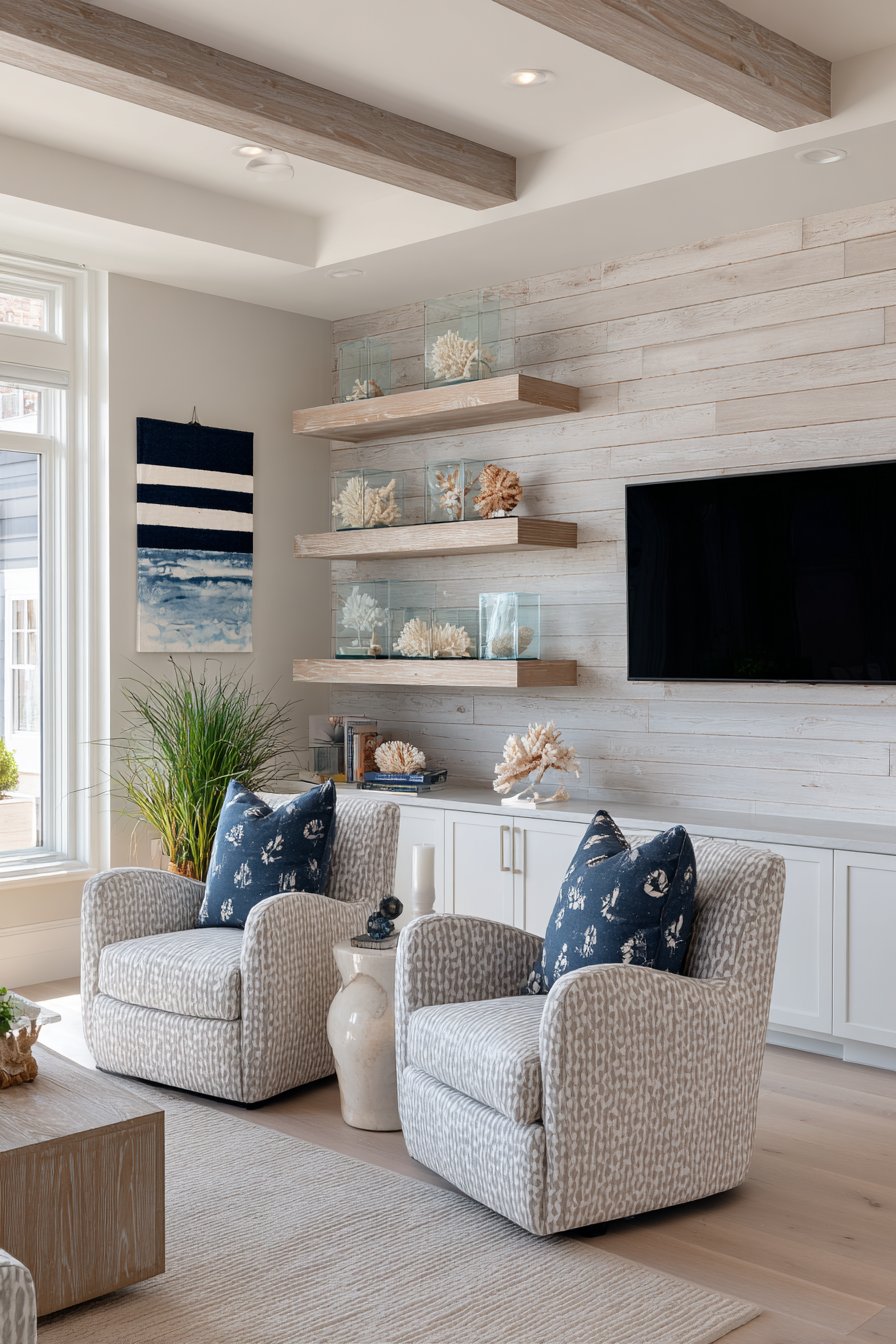 Coastal Tongue and Groove Paneling