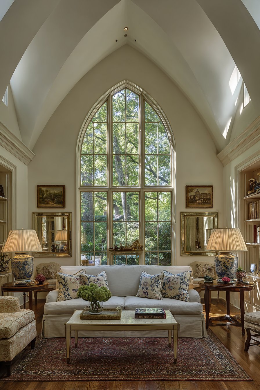 Transitional Symmetrical Mirror Flanking