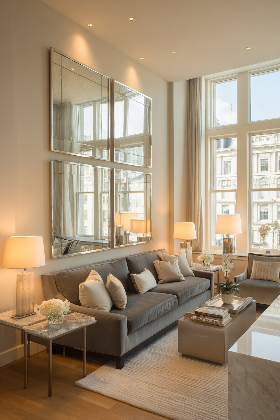 Transitional Symmetrical Mirror Flanking