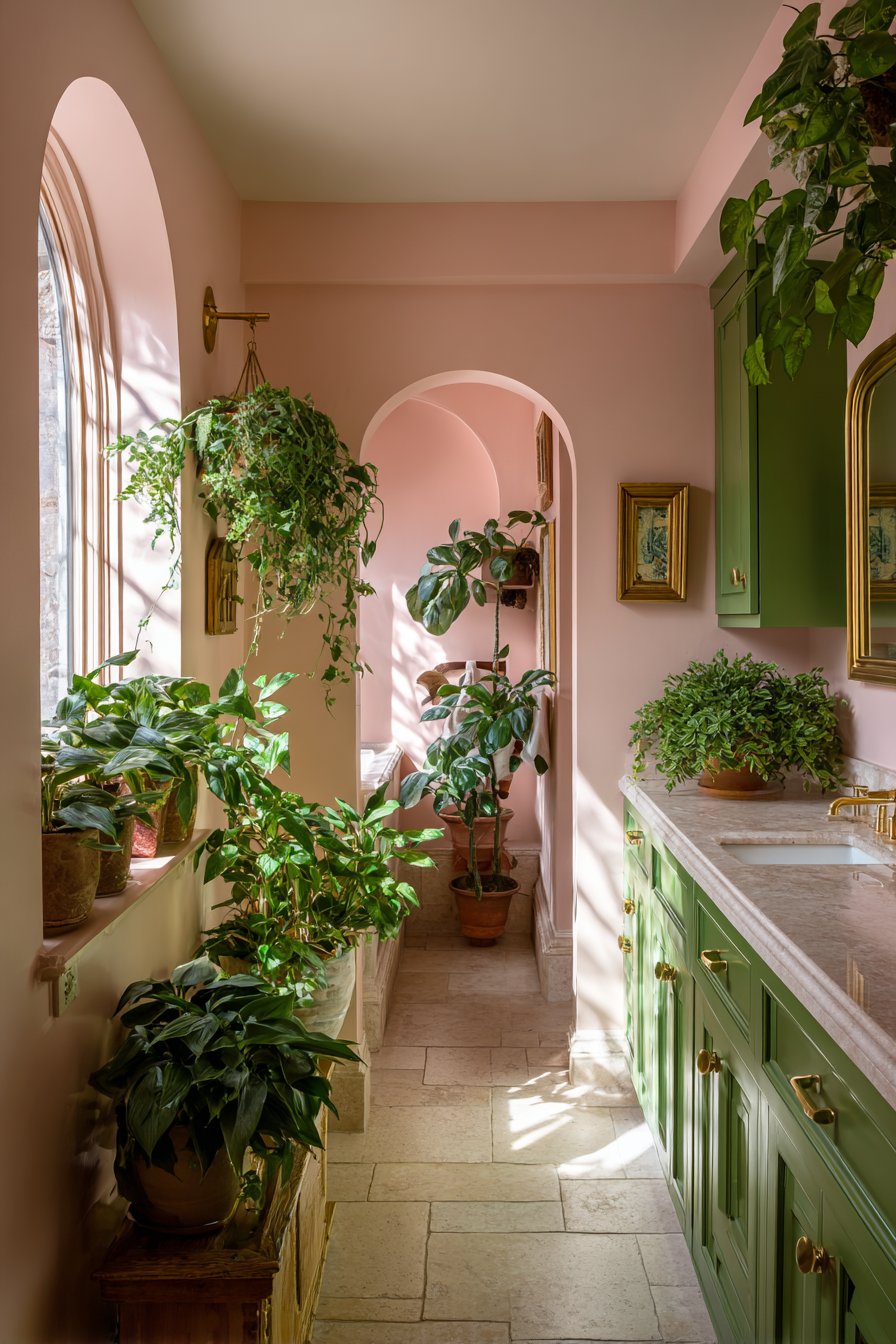 Organic Integration with Natural Elements and Hunter Green