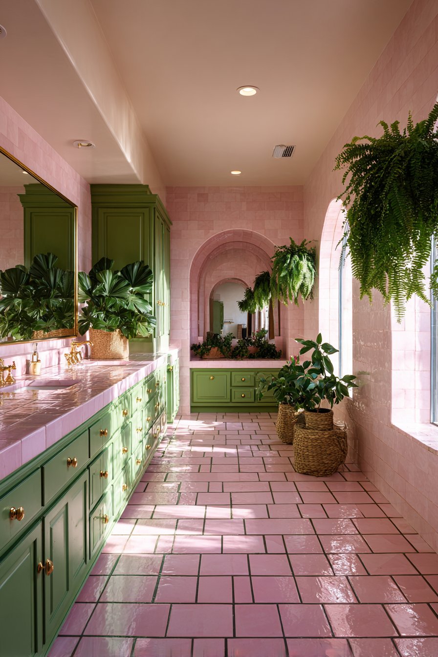 Organic Integration with Natural Elements and Hunter Green