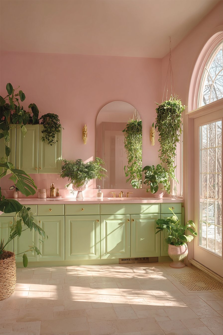 Organic Integration with Natural Elements and Hunter Green