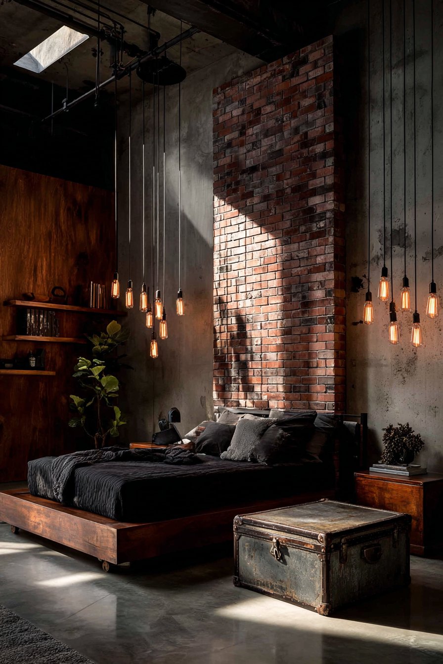 Industrial-Modern Edge with Raw Materials