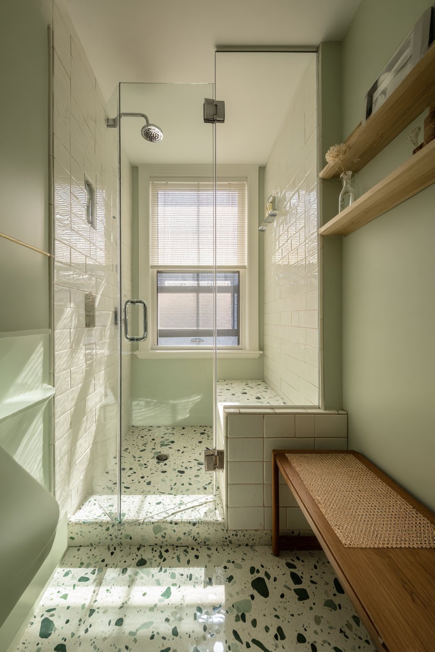 Eucalyptus and Terrazzo Contemporary Fusion