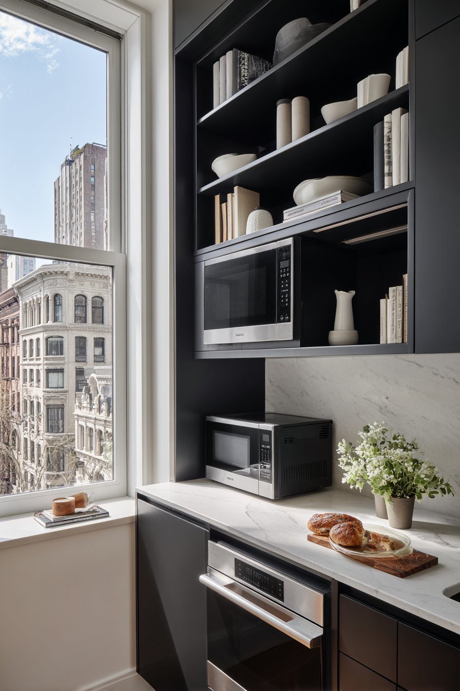 Urban Contemporary in Matte Black with Industrial Touches