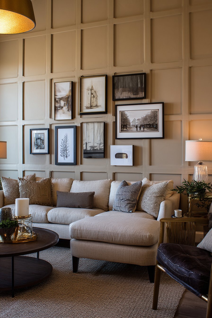 Accent Walls with Architectural Detail