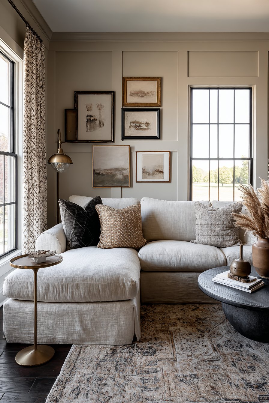 Accent Walls with Architectural Detail