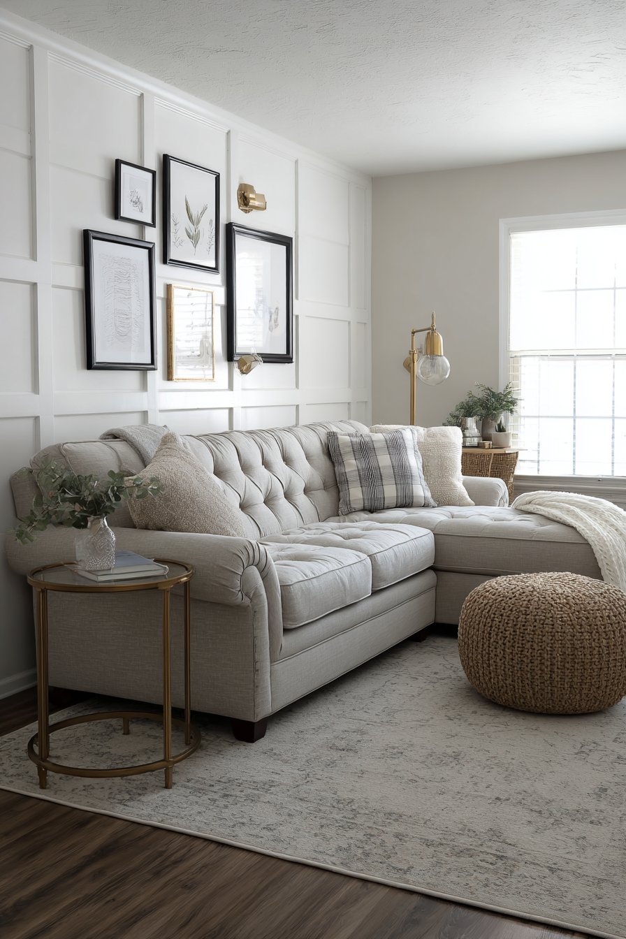 Accent Walls with Architectural Detail