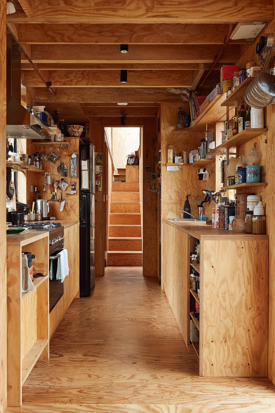 Transitional Hickory Kitchen with Balanced Character