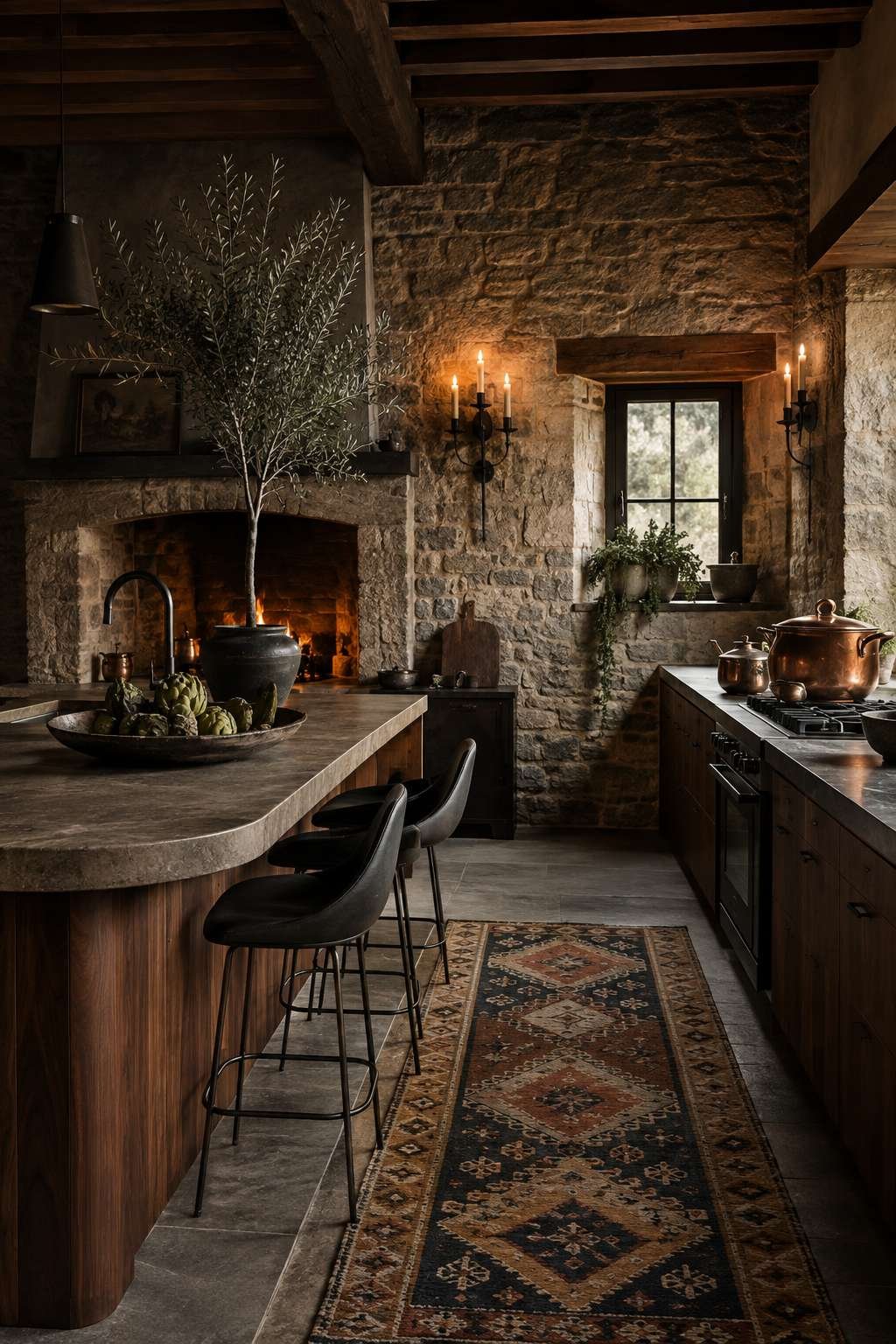 Sage Green Cabinetry with Soapstone Counters: The Sophisticated Farmhouse Kitchen